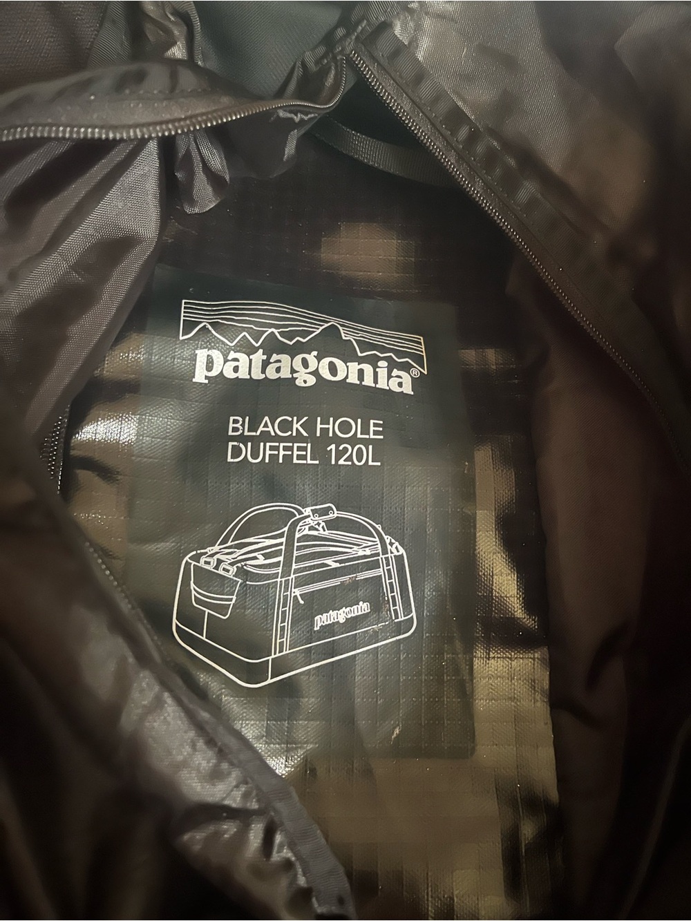 Patagonia Black Hole Duffel 120L - Black - Picture 11 of 16